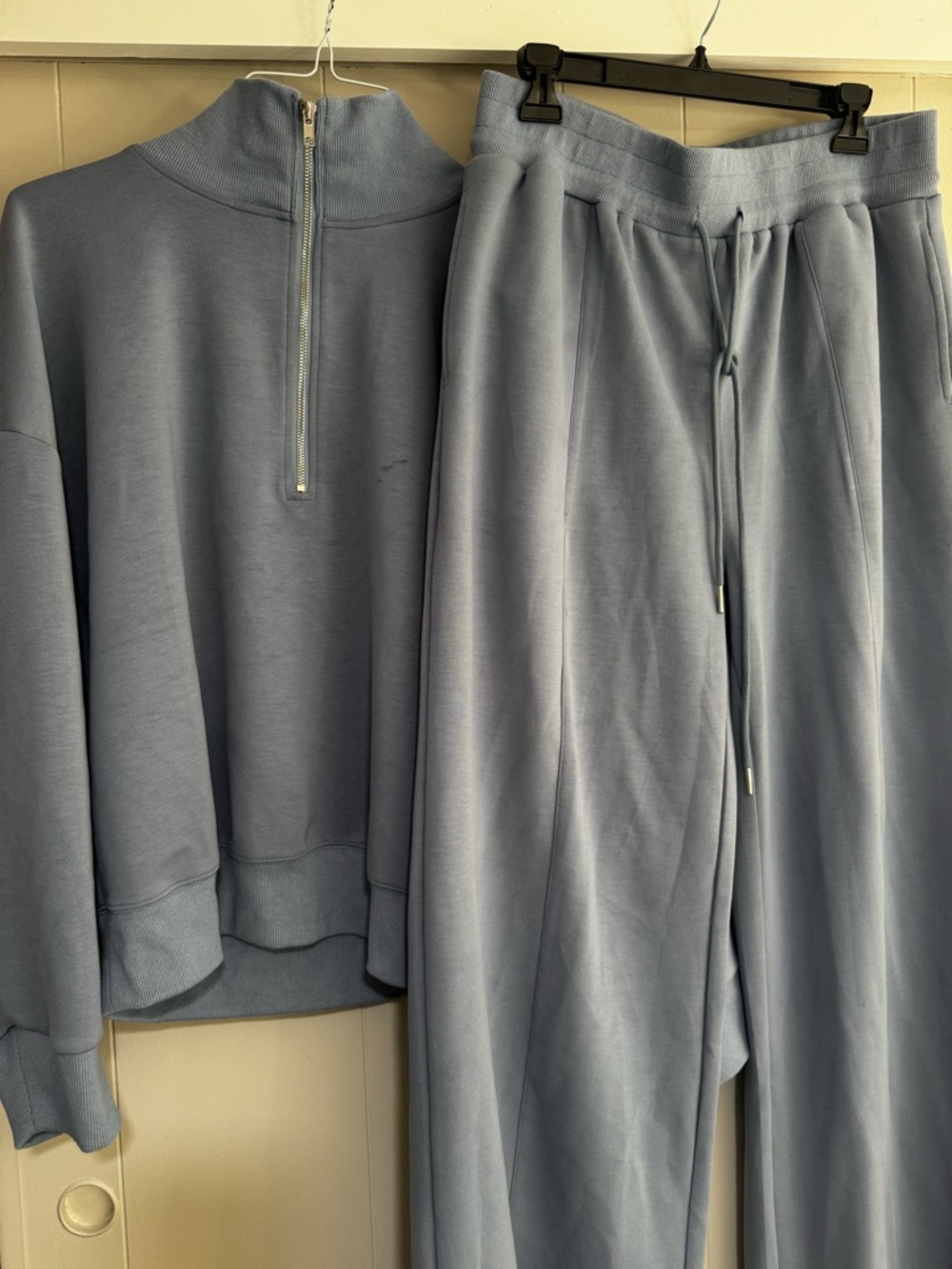 Umgee Light Blue Cozy Loungewear Set